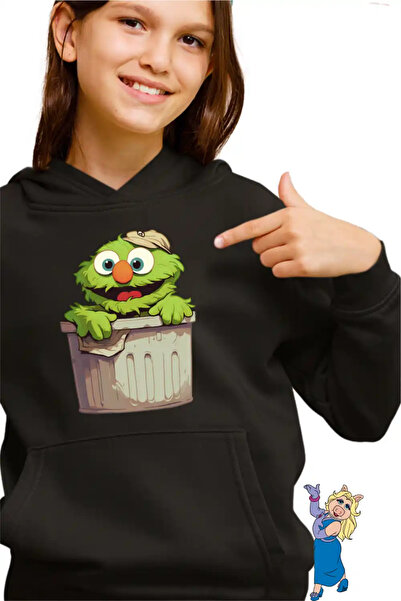 OEM Hanorac Copii Fete The Muppets Oscar Grouch