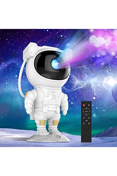 Home Astronot Galaxy Projektör, Led Yıldızlı Gökyüzü Projektörü, Çocuk Gece L...