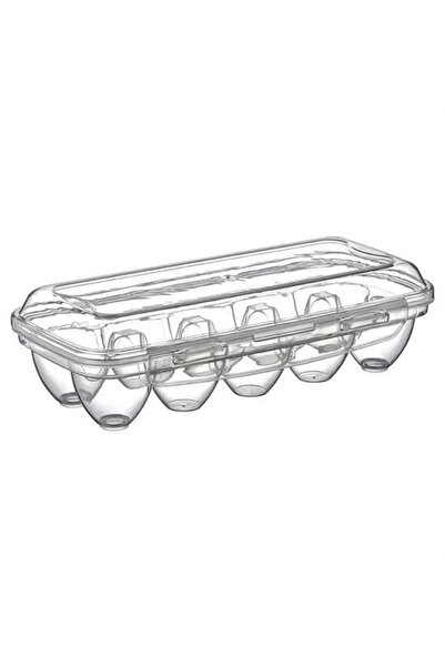 SORA HOME 10 Compartments Egg Cup Storage Box with Lockable Lid YU110