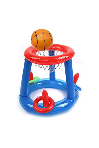 unbranded DUNKSPLASH φουσκωτό παιχνίδι μπάσκετ για πισίνα 57x43x50 εκ., οικογ...