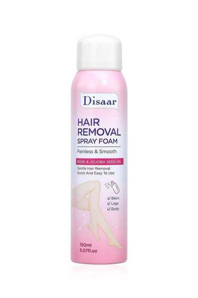 Disaar Hair Removal Spray Foam Painless And Smooth Rose And Jojoba Seed Oil 1...