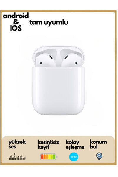 KALİTESENİNLE Yeni Nesil Air 2.Nesil Samsung,Iphone Uyumlu ENC Kulakiçi Kablo...