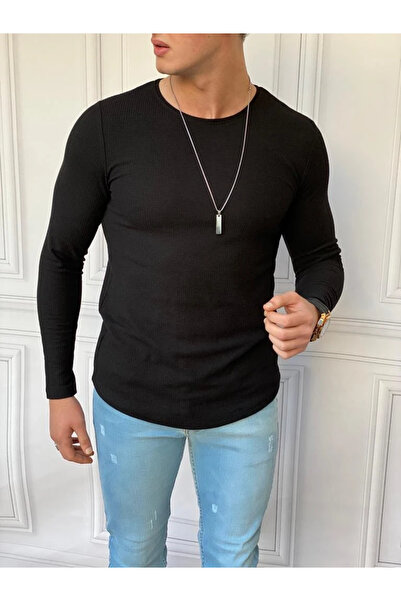 MODEFENDİ Sweat tricotat din bumbac, croială italiană, slim fit