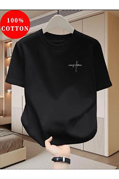 ELAN WEAR Printed Oversize Women'S/Men's Unisex White Tshirt Cotton 1St Class...