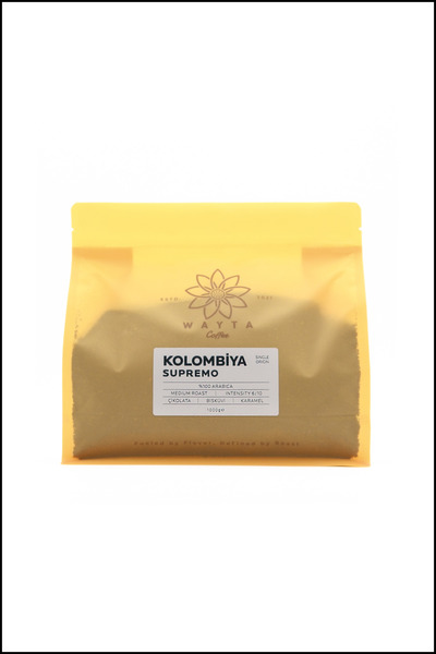 Colombia Supremo Filtre Kahve 1000 g –%100 Arabica Öğütülmüş Kahve