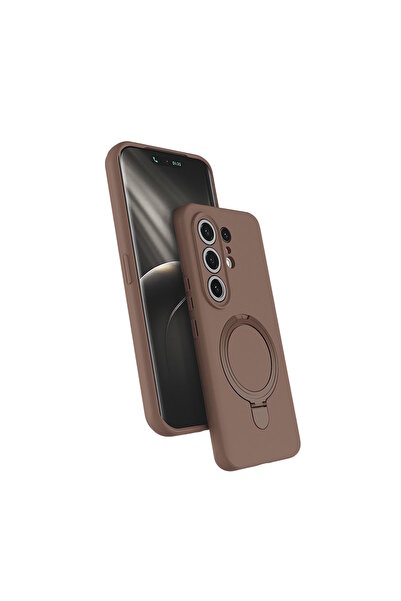 m.tk moveteck Tecno Camon 50 Pro Kılıf Magsafe Halkalı Extra Standlı içi Kadi...