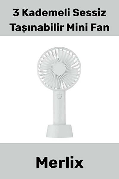 Genel Markalar #Vantilatör Usb Şarjlı 3 Kademeli Sessiz Taşınabilir Mini Fan ...