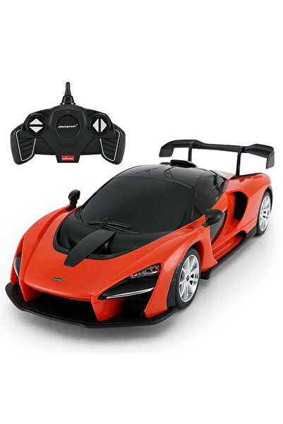 Rastar MASINA CU TELECOMANDA McLAREN SENNA PORTOCALIU CU SCARA 1 LA 18