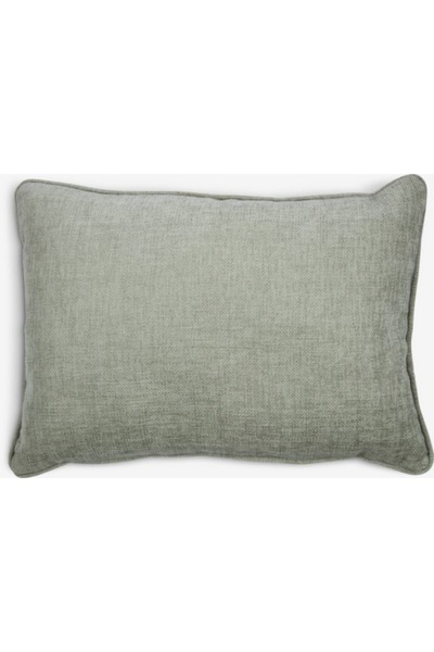 RootRise Throw Pillow Hornfiol 35X50 Chenille Green
