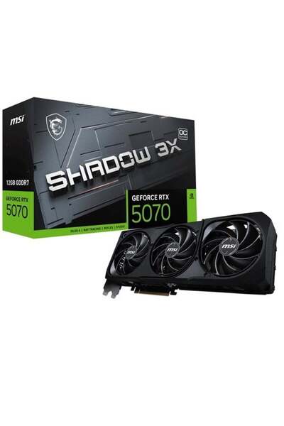 MSI RTX5070 12GB SHADOW 3X OC 12G GDDR7 192bit HDMI DP PCIe 5.0