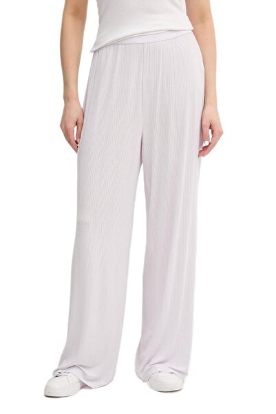 Calvin Klein Kadın Beyaz Geniş Paça Pijama Altı LV00QS7615