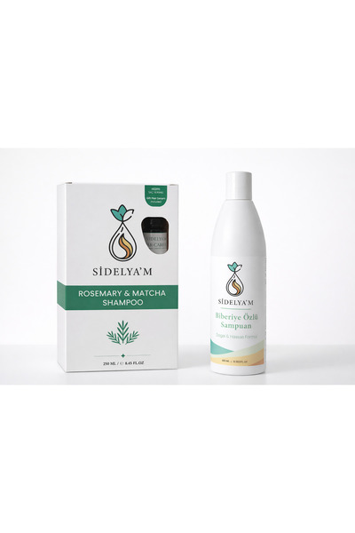 Matcha Biberiyeli Saç Bakım Seti + Lotus Biberiyeli Şampuan