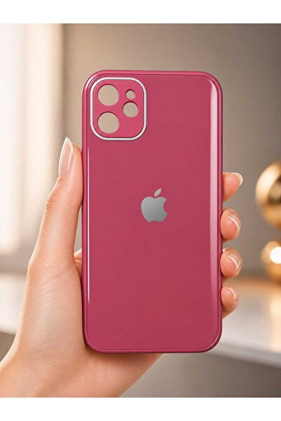 TECNOTREND iPhone 11 Uyumlu LOGOLU Glass Arkası Cam Şık Tasarım Sert KAMERA K...