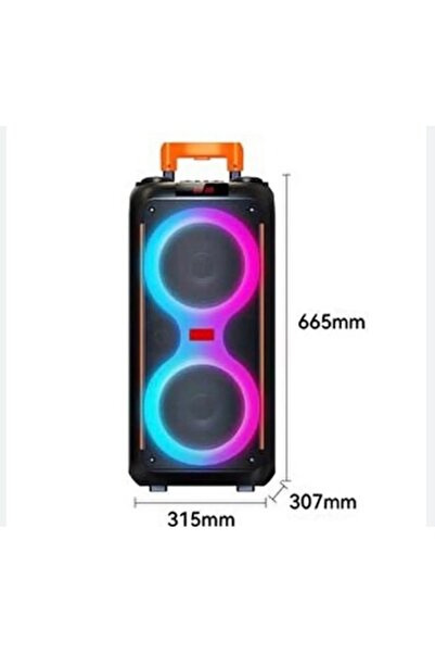 SIGHTZER Party Box Bluetooth Hoparlör Büyük Boy Taşınabilir Şarjlı Kablosuz H...