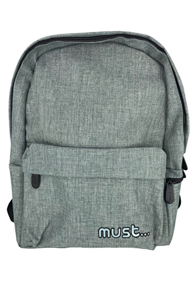 OEM Σχολική Τσάντα Must Monochrome Jean Σακίδιο Grey 25349