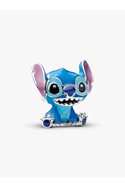 D&D Dora&Dora Mavi Disney Stitch Charm 925 Ayar Gümüş