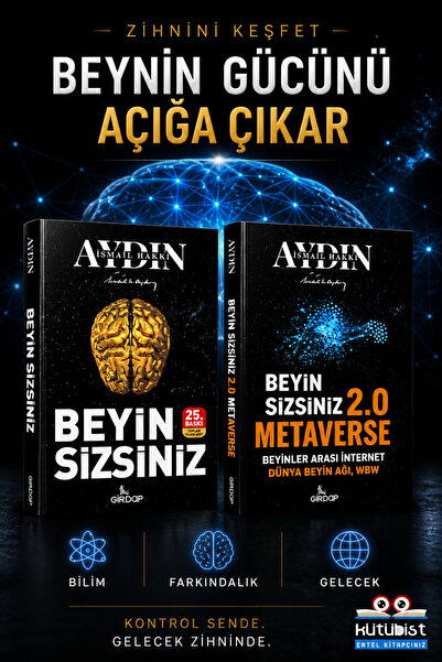 Girdap Kitap İsmail Hakkı Aydın Beyin Kitapları Seti | Beyin Sizsiniz & Beyin...