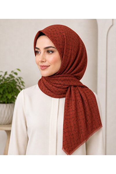 Butik Yüzde 80 Pamuk Yazma Eşarp
