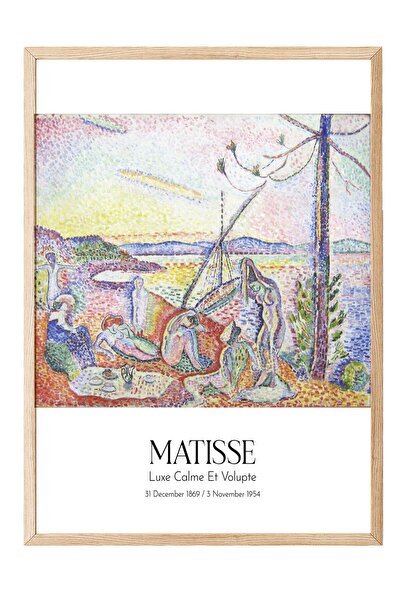 Postifull Matisse - Luksuz, mir i uživanje, slika u drvenom okviru, serija um...