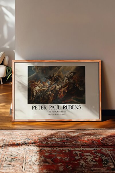 Postifull Peter Paul Rubens - Pad Fajtona, slika u drvenom okviru, umetnička ...
