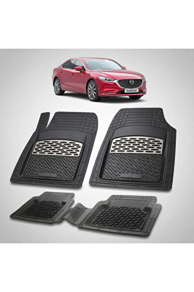 TEAMCAR Mazda 6 GL Facelift 2 Sedan 2018-2024 Floor Mats | Silver Edition – T...