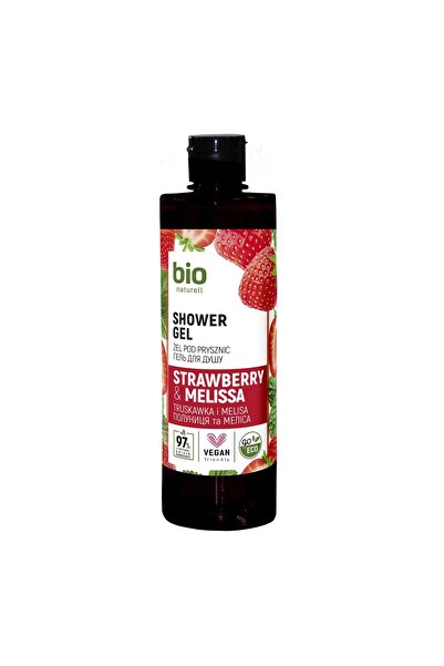 BIO Naturell Gel de duș hidratant cu căpșuni și melissa 437 ml