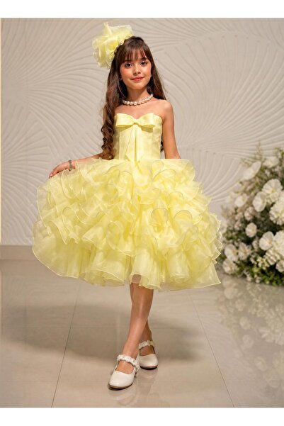Marllow Girls' Layered Sleeveless Dress