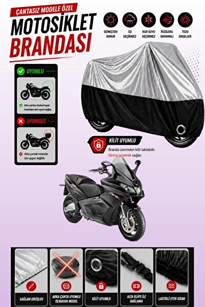 Cemku Twin Top Gray - Bottom Black Aprilia Srv 850 Ie Abs Compatible Engine C...