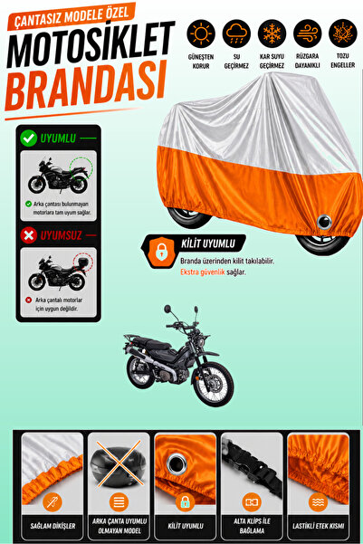 Cemku Twin Top Gray - Bottom Orange Altai Tank X125 Compatible Engine Cover, ...