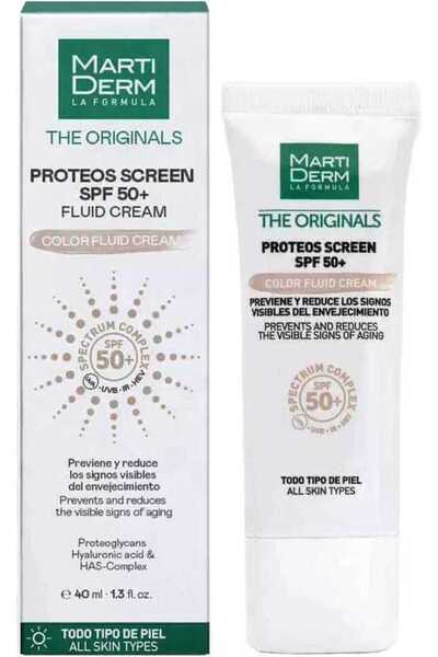 Martiderm Proteos Screen Spf50+ Color Fluid Cream - 40 Ml