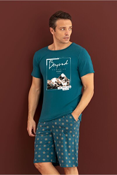 SEAMLIFE HOMEWEAR %100 Koton Pijama Takımı Şort