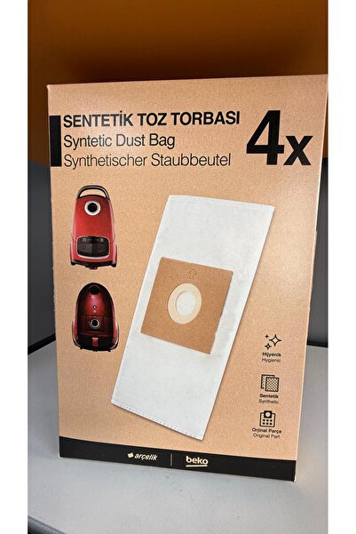 Arçelik SENTETİK TOZ TORBASI S4210- S4220- S4250-BKS2123- BKS2124- BKS2125- B...