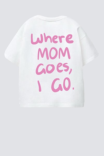 Monila Unisex Kids' Cotton Crew Neck T-Shirt with Printed Back