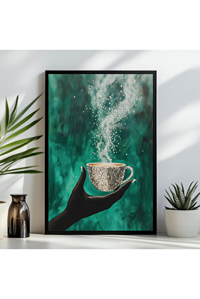 LudenHome Mutfak Tasarımlı Çerçeve Görünümlü Mdf Tablo 20 x 30 CM