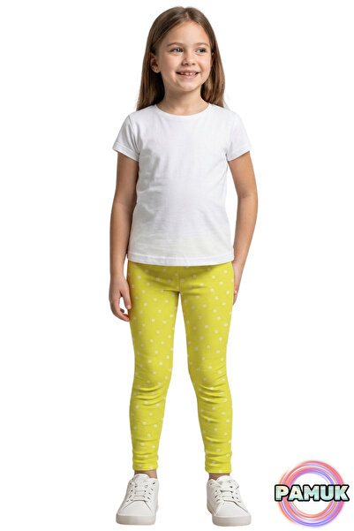 United Fabrics Patterned Children's Tights - Yellow Daisy Patterned Girls' Ti...