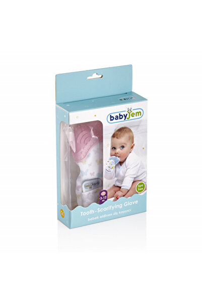 Babyjem Manusa bebelusi pentru dentitie Butterfly (Culoare: Roz)