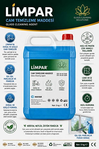 limpar Cam Temizleyici 5 kg
