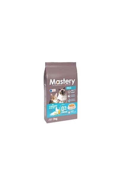 MASTERY Hrană uscată pentru pisici adulte, rață, sterilizate, 3 Kg
