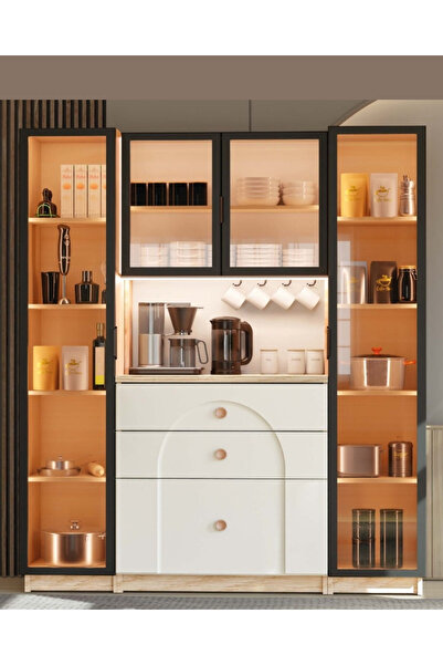 miracool Papatya Kahve Köşesi / Komple MDF / Led Işıklı / Mega