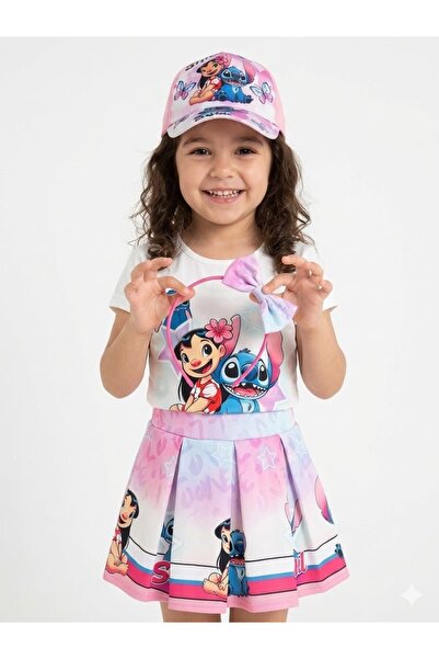 ÇİDO KİDS Hat and Skirt Set