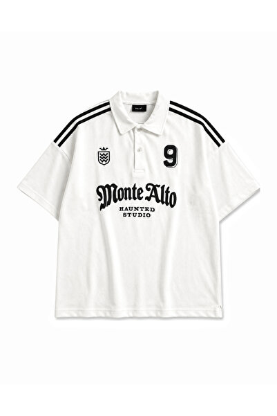 BPM Tricou Premium pentru bărbați, cu guler polo, croială boxy