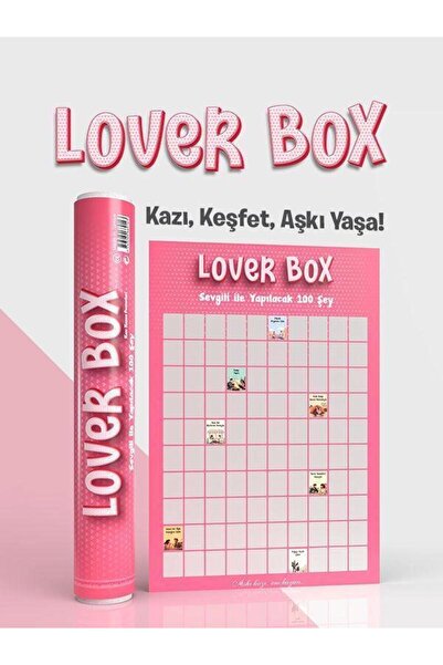 deryora Sevgiliyle Yapılacak 100 Eğlenceli Aktivite | Kazı Kazan Poster