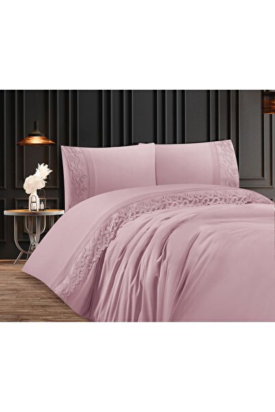 PERCARVİN HOME COLLECTİON Nursum Fransız Güpürlü Nevresim Takımı