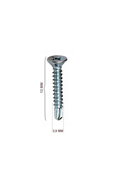 TİGRON 3,9x13 Matkap Uçlu Sac Vidası 100 Adet