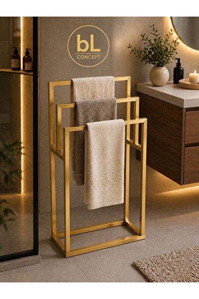 bL CONCEPT Metal Havluluk ve Seccadelik Standı Dekoratif Organizer