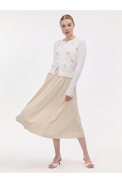 ORSAY Beige women's midi skirt