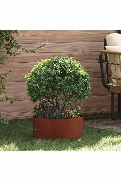 vidaxl Inele pentru vaze 5 pcs Maro 40 x 40 x 20 cm