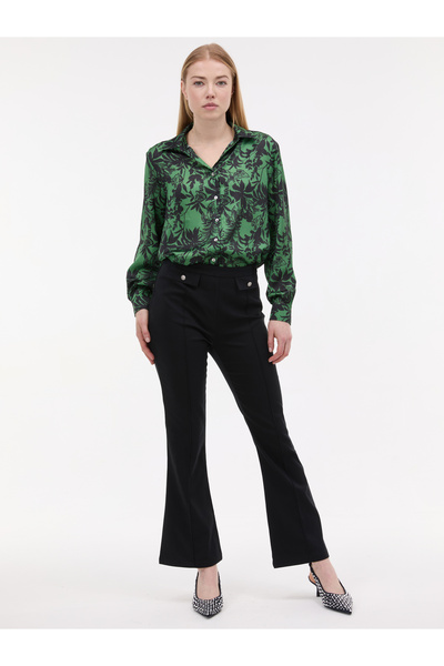 ORSAY Black women's bootcut trousers