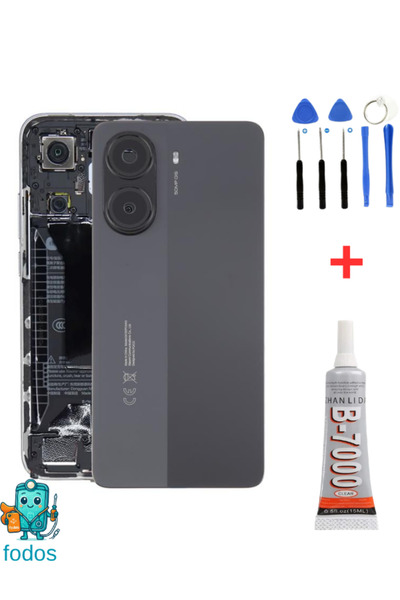 Fodos Poco X7 Pro Arka Kapak - Arka Pil Batarya Kapağı Kamera Lensli 2412DPC0...