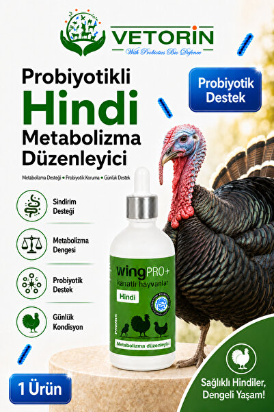 VETORİN Probiyotikli Hindi Sindirim Sistemi Desteği & Metabolizma Düzenleyici...